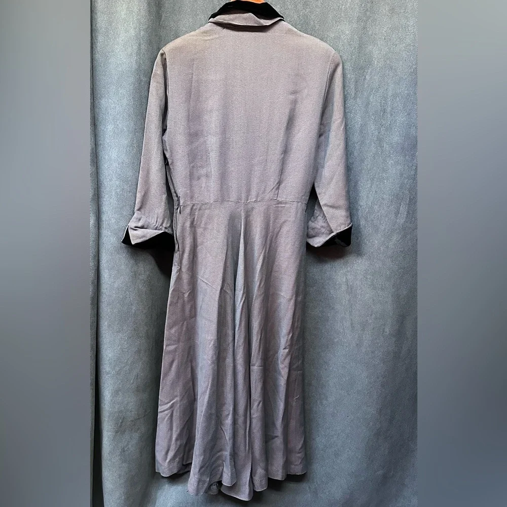 1940s dress sharkskin vintage - Picture 4 of 6
